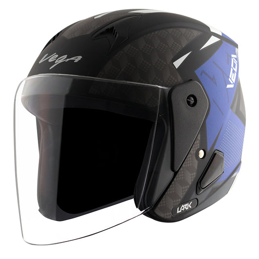 Vega Lark Twist Helmet - Dull Black Blue