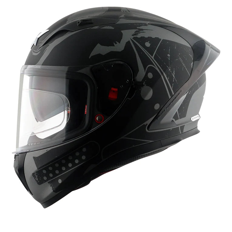 AXOR STREET DC BATMAN HELMET - DULL ANTHRACITE BLACK