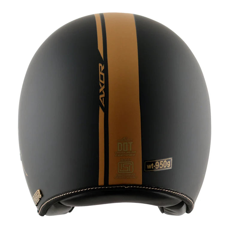 Axor Retro Jet Euro Globe Helmet - Dull Black