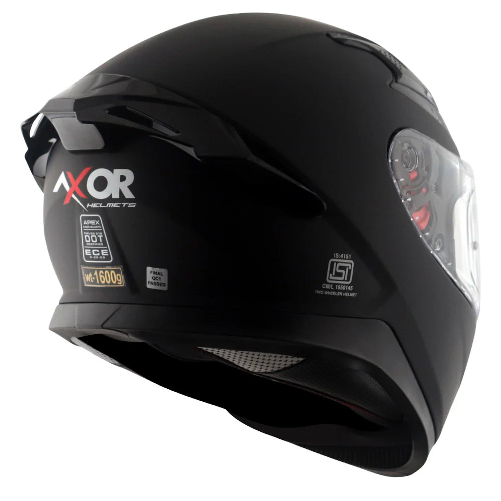 AXOR APEX SOLID HELMET - Dull Black