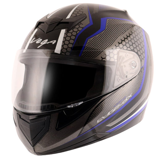 Vega Edge DX Blast Helmet - Black Blue