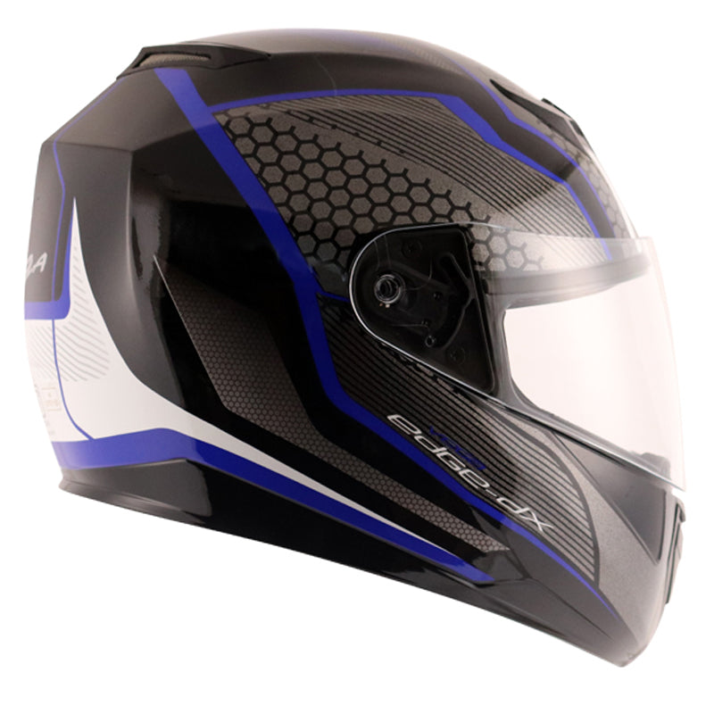 Vega Edge DX Blast Helmet - Black Blue