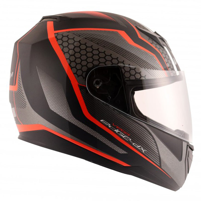 Vega Edge DX Blast Helmet - Black Orange