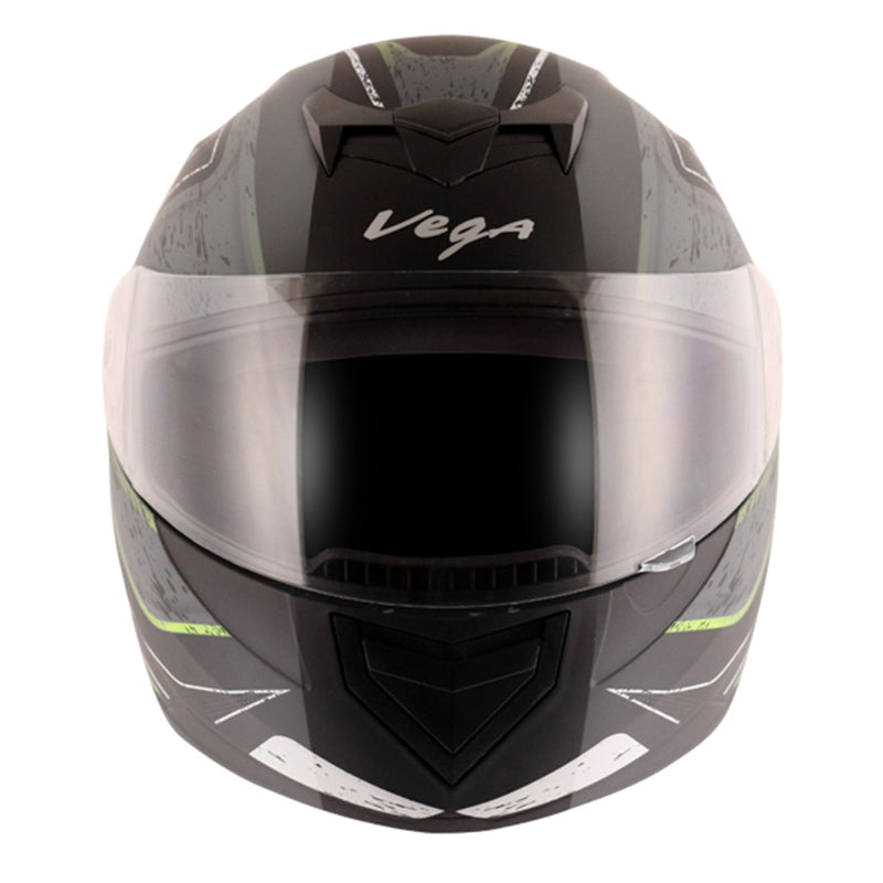 Vega Edge DX Crystal Helmet - Black Silver