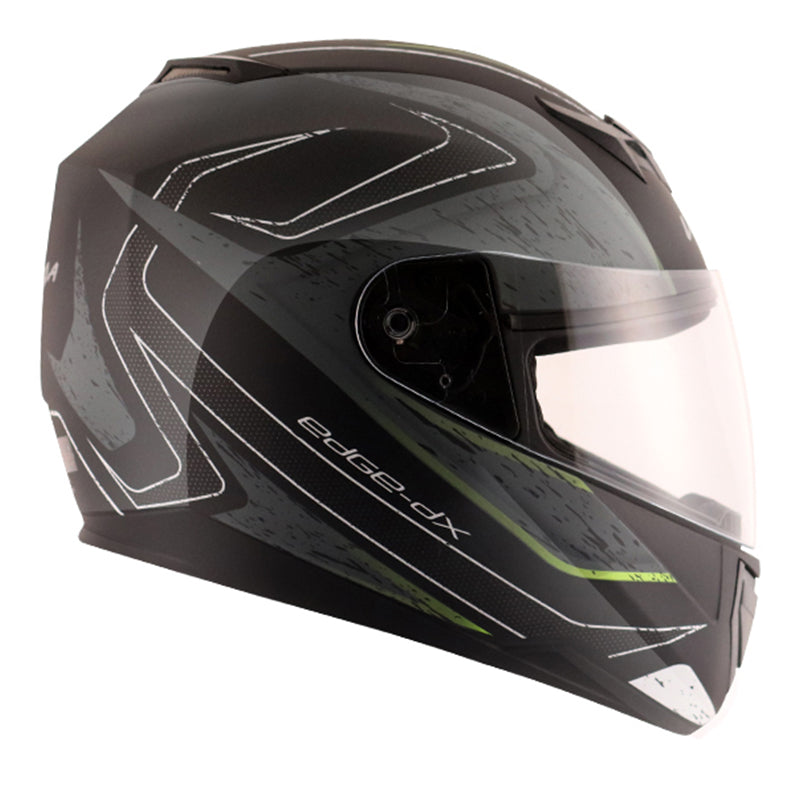Vega Edge DX Crystal Helmet - Black Silver