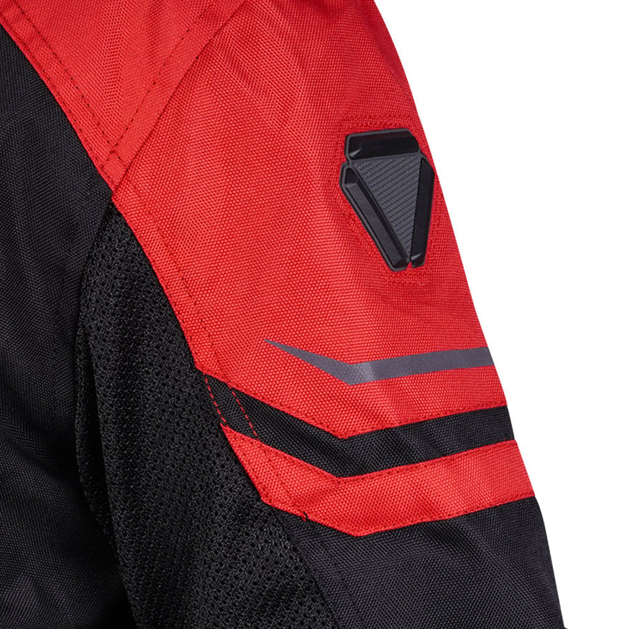 KORDA EDGE RIDING JACKET BLACK RED