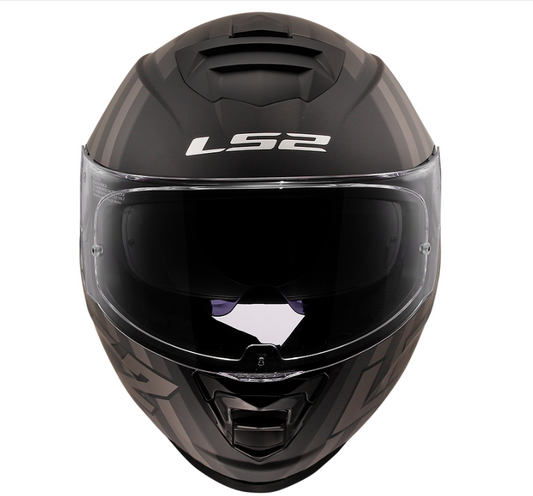 LS2 FF800 Storm II Flag Helmet - Gloss Black Grey