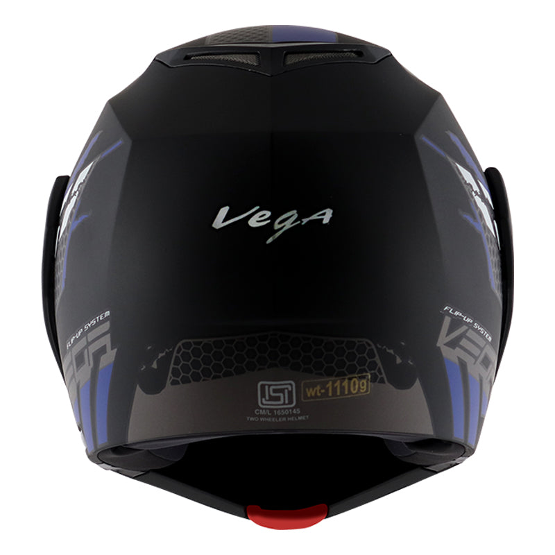 Vega Crux DX Flex Helmet - Dull Black Blue