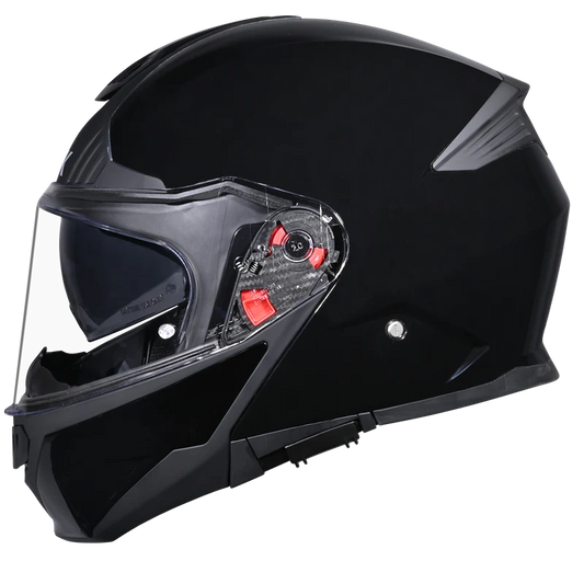 SMK GULLWING SOLID HELMET - GL200 BLACK