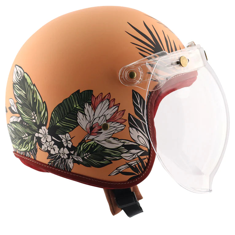 AXOR RETRO JET HAWAI WOMENS HELMET - PEACH