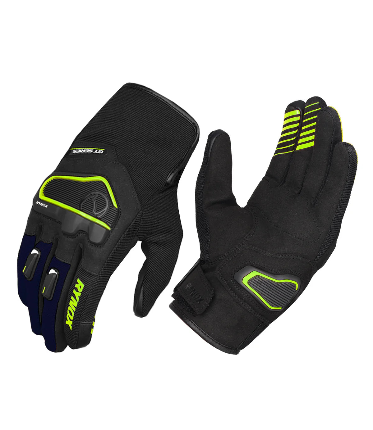 RYNOX Helium GT 2 GLOVES - Black Hi-Viz Green
motorizzr
