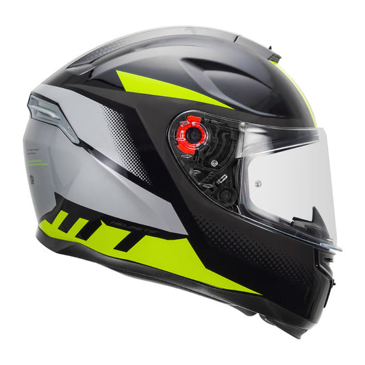 MT HUMMER BRICK HELMET - Glossy Fluorescent Yellow