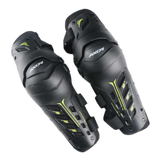 Axor Impact-X Knee Guard - Black Neon Yellow