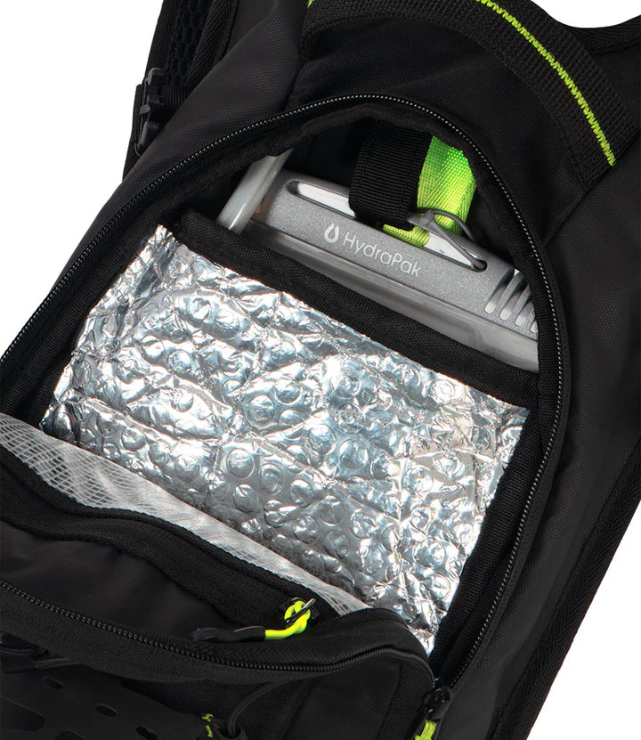 RYNOX Navigator Hydration Backpack - Black HiViz Green