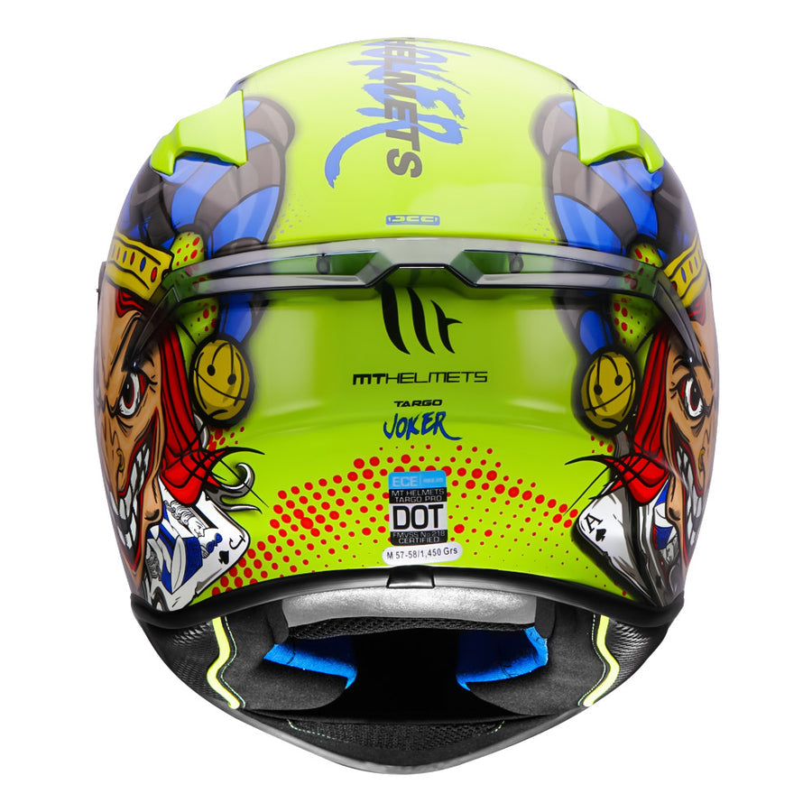 MT TARGO JOKER HELMET - Fluroscent yellow