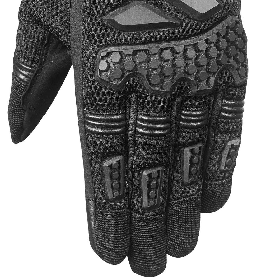 KORDA FLITE SHORT CUFF RIDING GLOVES - BLACK