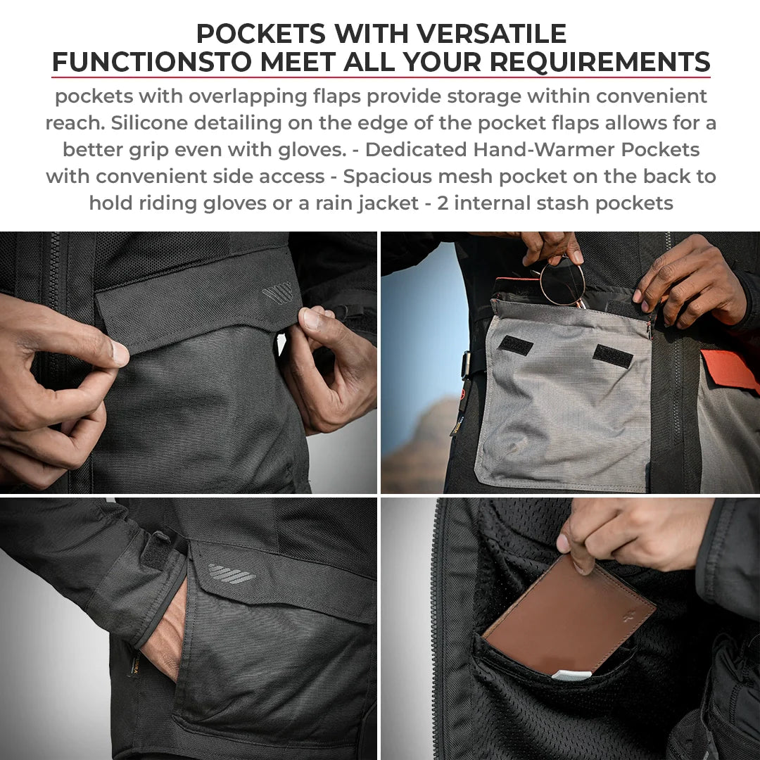 VIATERRA Kruger Air - Touring Jacket - Black