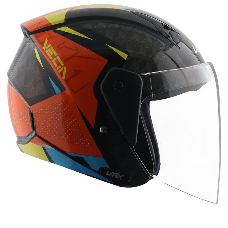 Vega Lark Twist Helmet - Black Orange