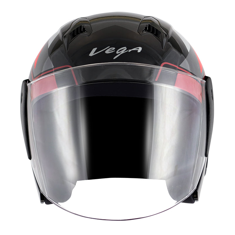 Vega Lark Legand Helmet - Black Red