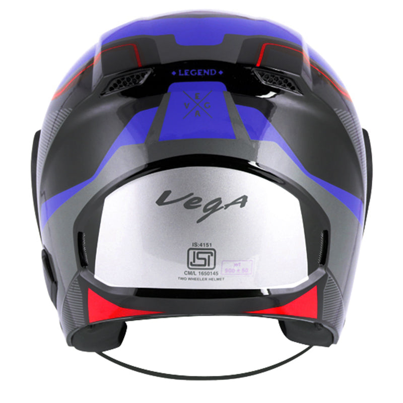 Vega Lark Legand Helmet - Black Blue