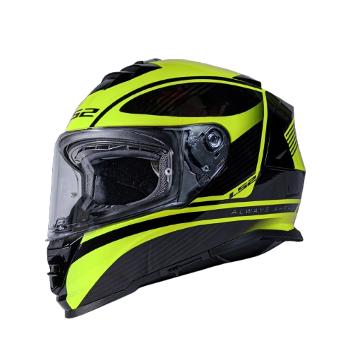 LS2 FF800 Storm 2 Dodger Helmet - Black Hi-Viz Yellow