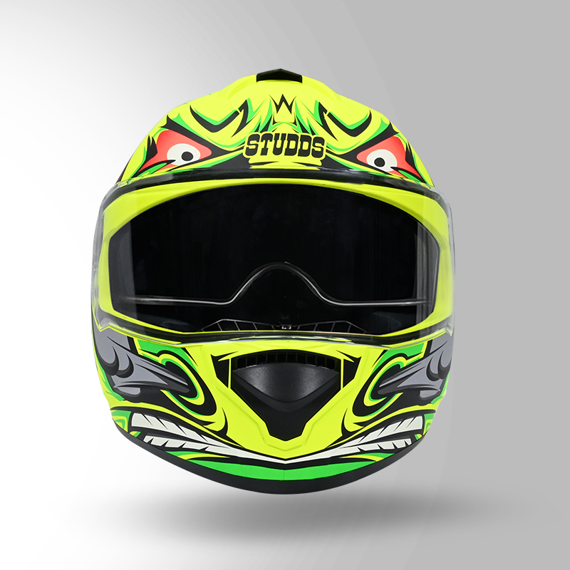 STUDDS DRIFTER D4 HELMET - MATT YELLOW N12