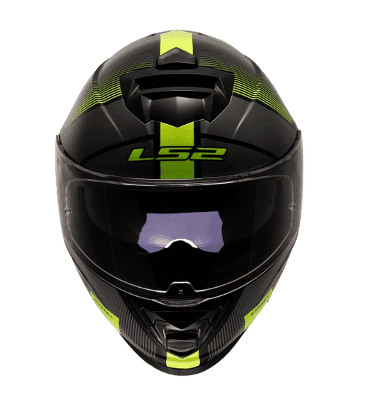 LS2 FF800 Storm II Epic Helmet - Black Yellow