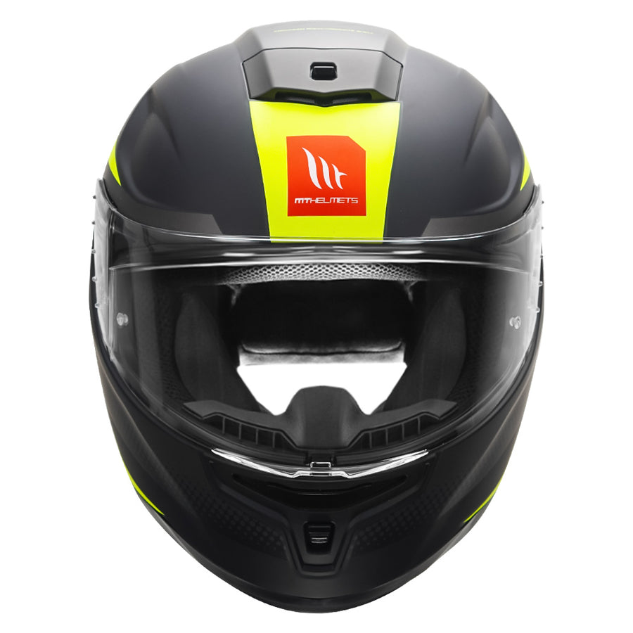 MT HUMMER BRICK HELMET - Matt Fluorescent Yellow