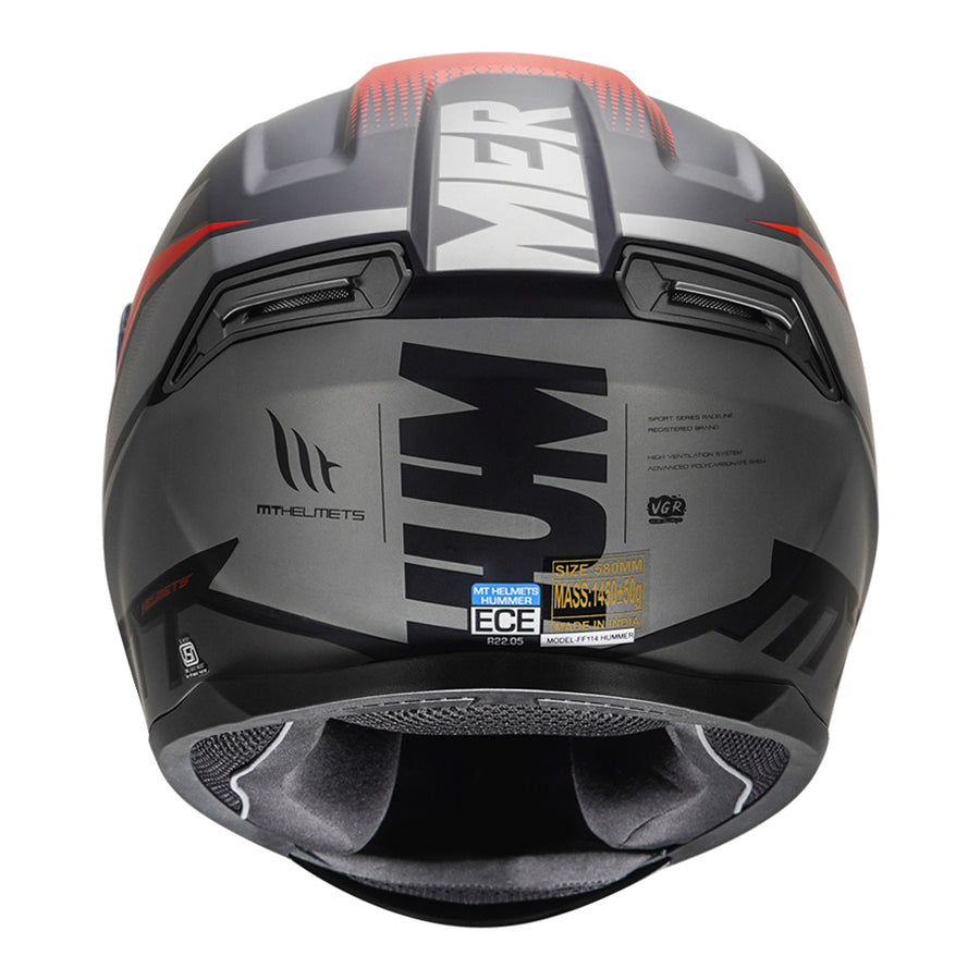 MT HUMMER BRICK HELMET - Matt Red