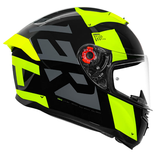 MT HUMMER AIR HELMET - Gloss Fluroscent Yellow