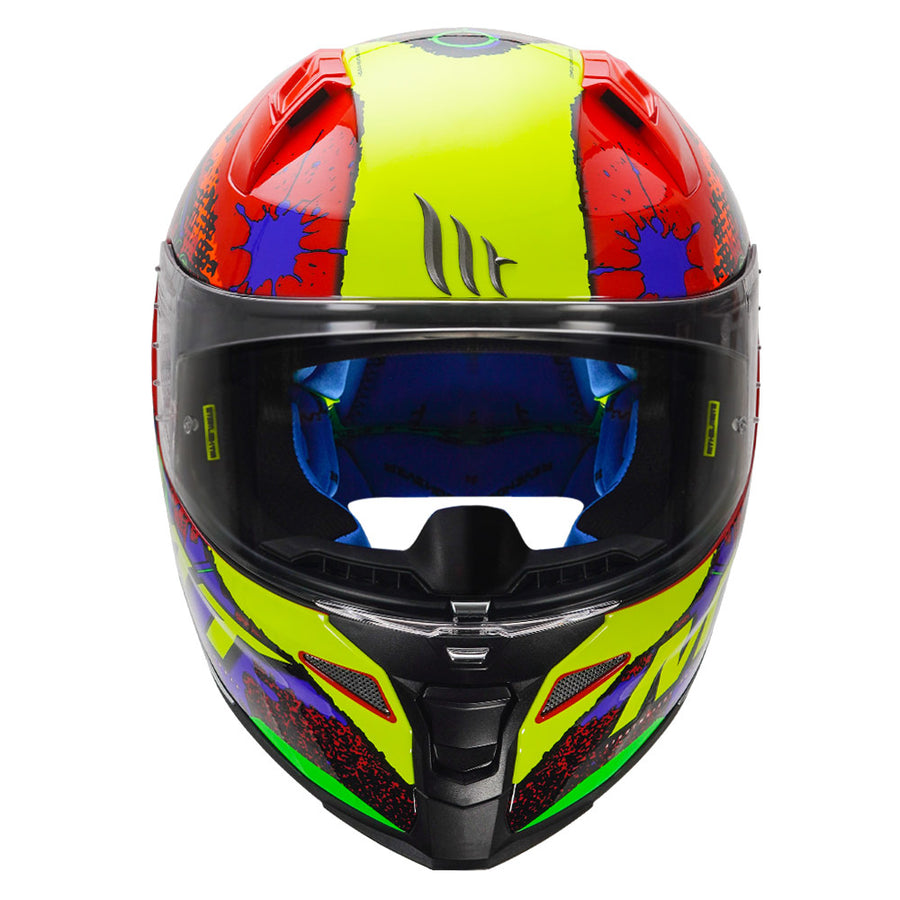 MT REVENGE PISTON HELMET Glossy red – Motorizzr1