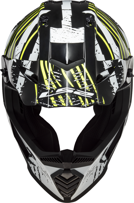 LS2 MX437 Fast Evo Verve Helmet - Black White