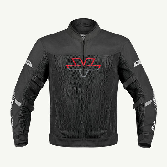 VIATERRA Miller – Street Mesh Riding Jacket - Black