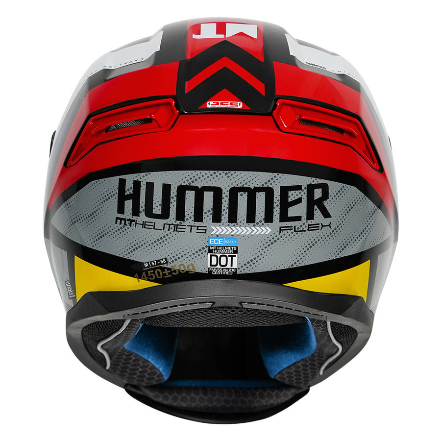 MT HUMMER FLEX HELMET - Gloss White