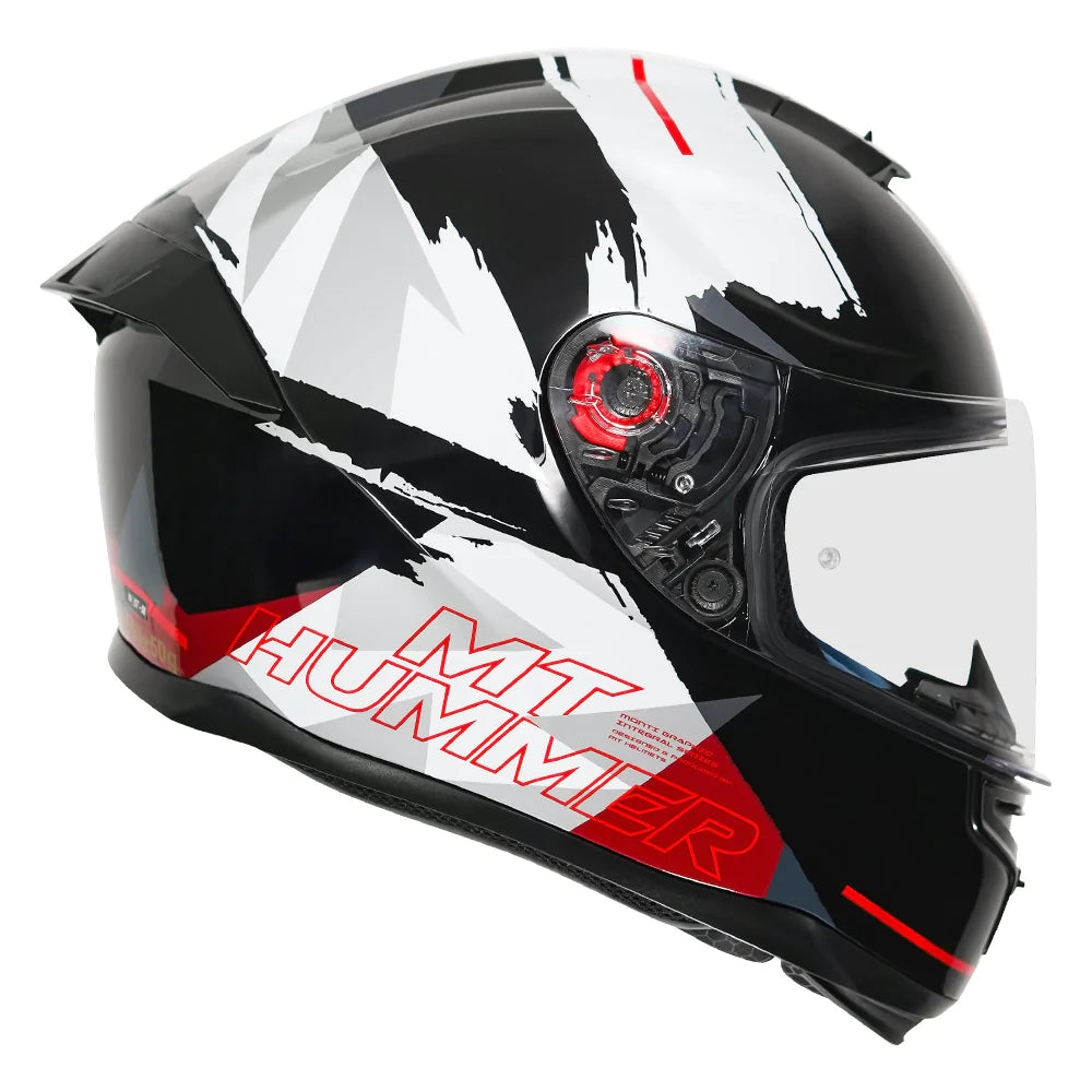MT HUMMER MONTI HELMET - White & Black