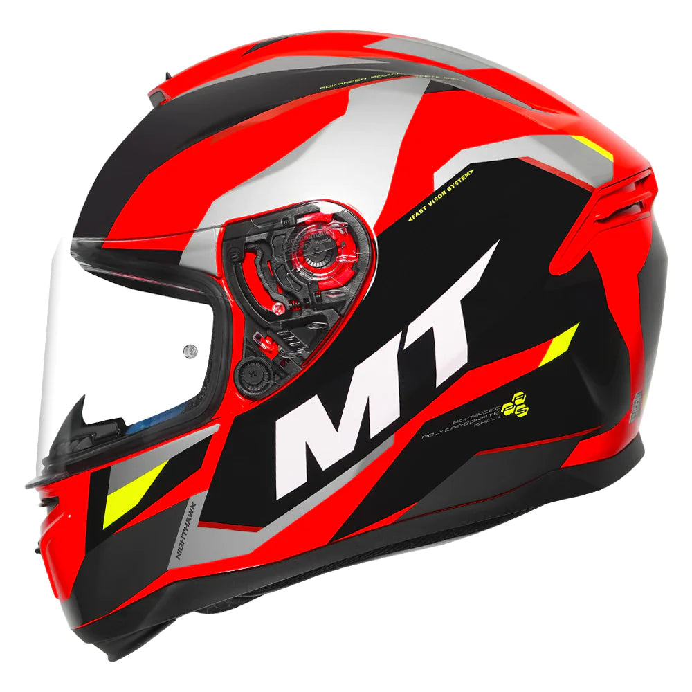 MT HUMMER NIGHTHAWK HELMET Gloss Red - Main Image