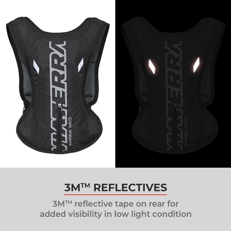 Viaterra Marine Neo Hydration Pack with incl. HydraPack 2L Bladder (Black)