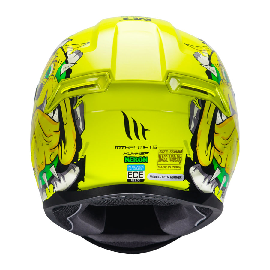 MT HUMMER NERON HELMET - Fluorescent Yellow