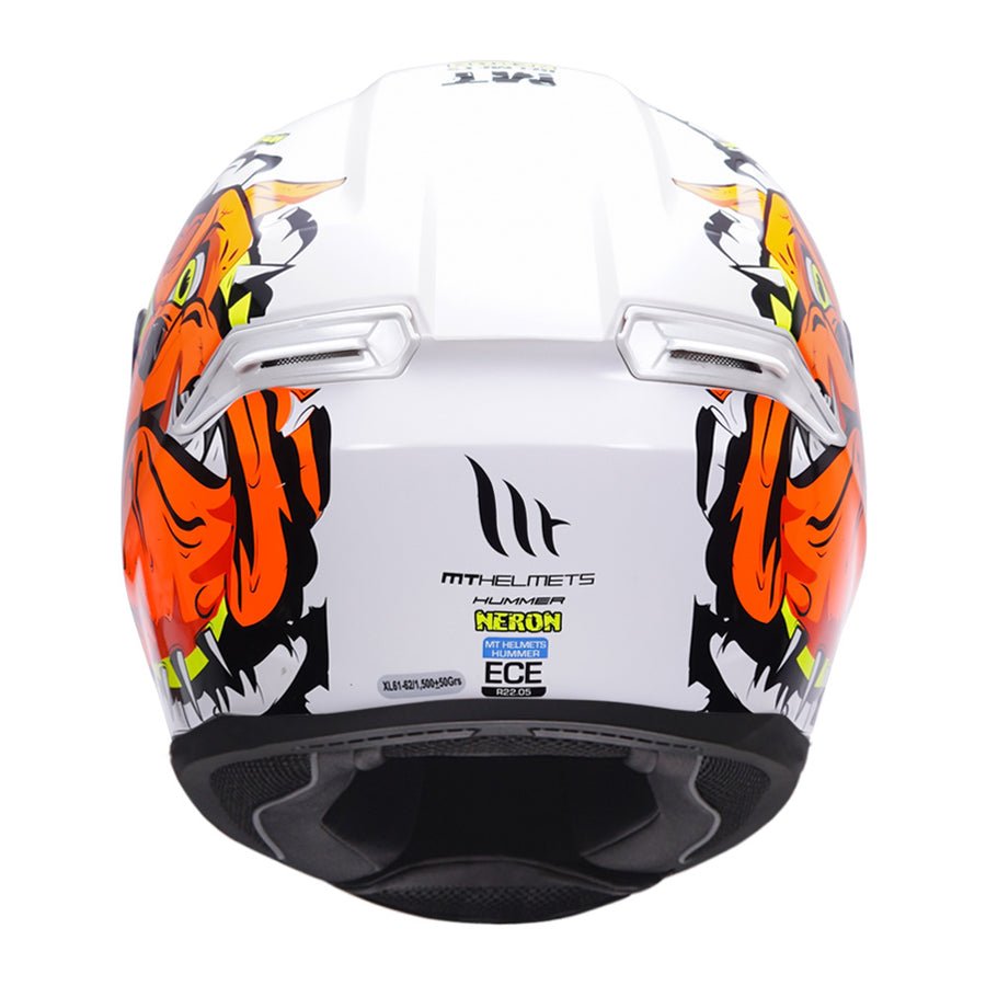 MT HUMMER NERON HELMET - Fluorescent Orange