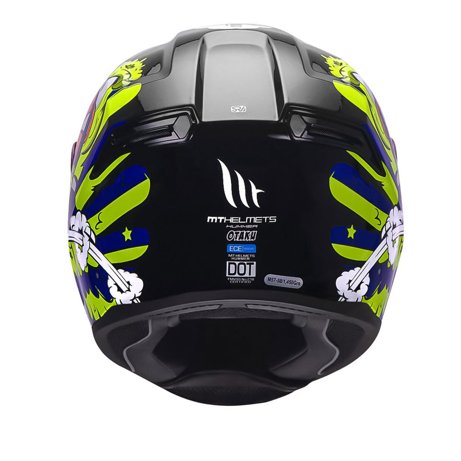 MT HUMMER OTAKU HELMET - Glossy Black