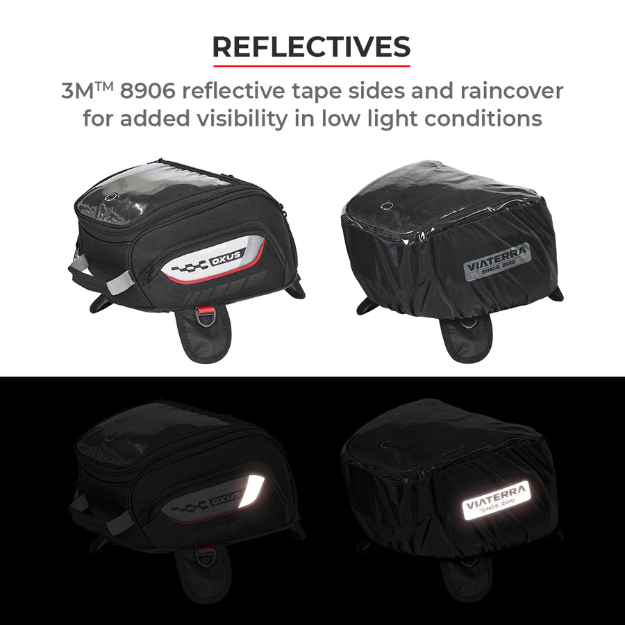 Viaterra Oxus Universal Motorcycle TankBag (Strap Based)