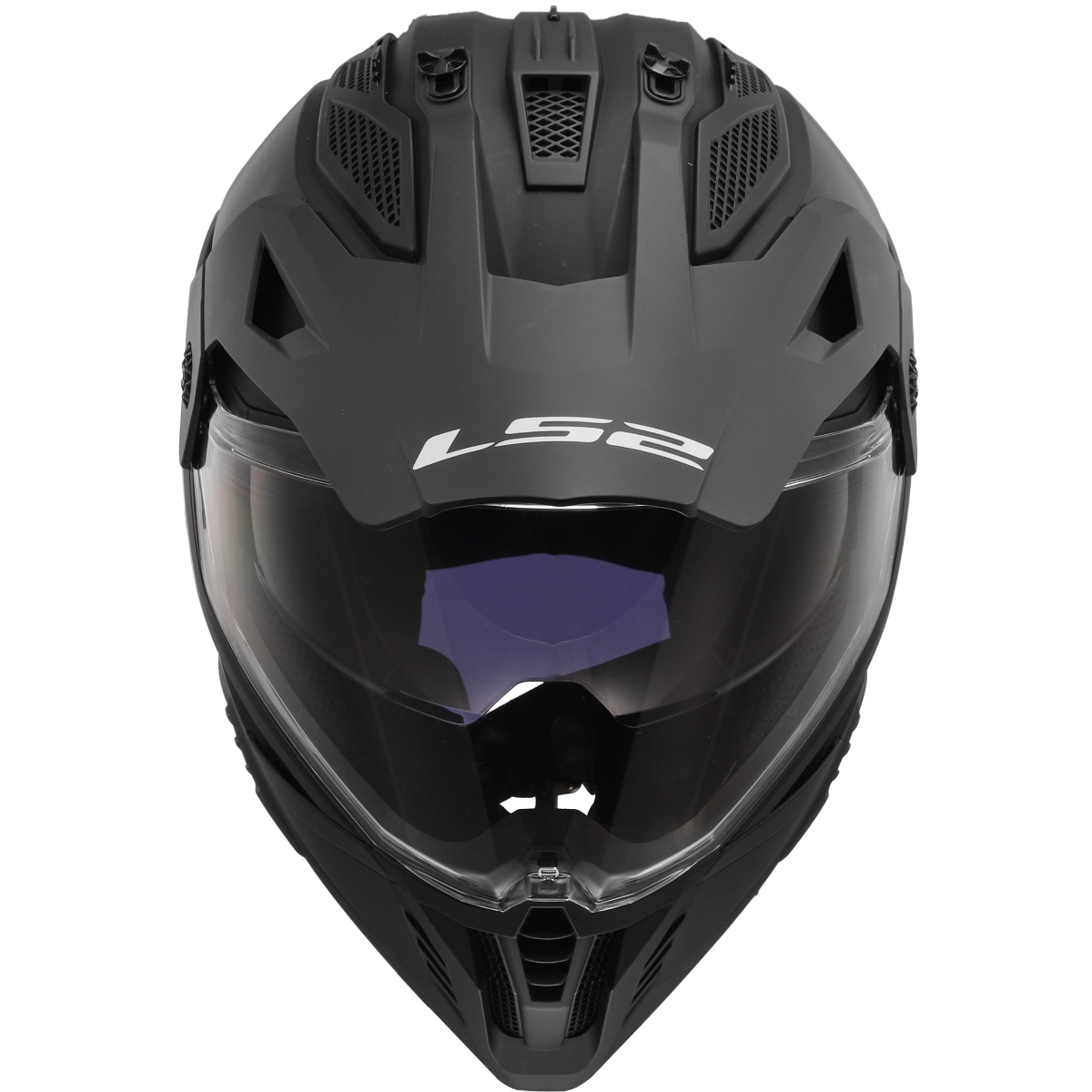 LS2 MX436 Pioneer 2 Solid Helmet - Matt Black
