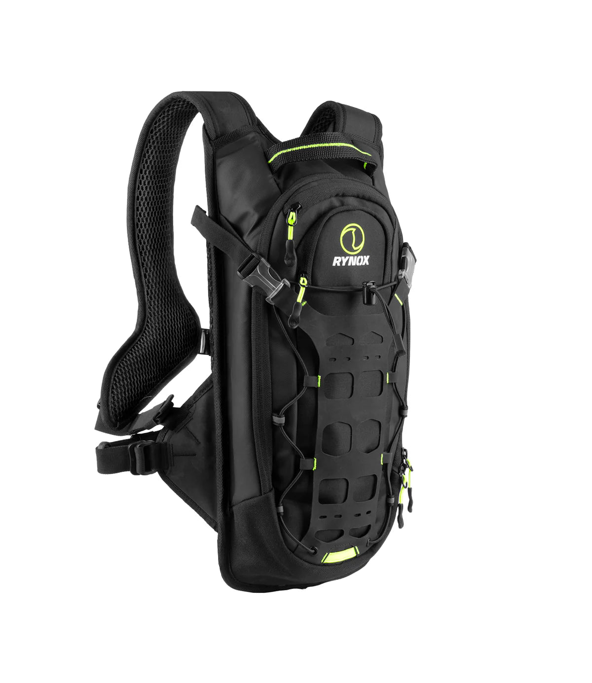 RYNOX Navigator Hydration Backpack - Black HiViz Green