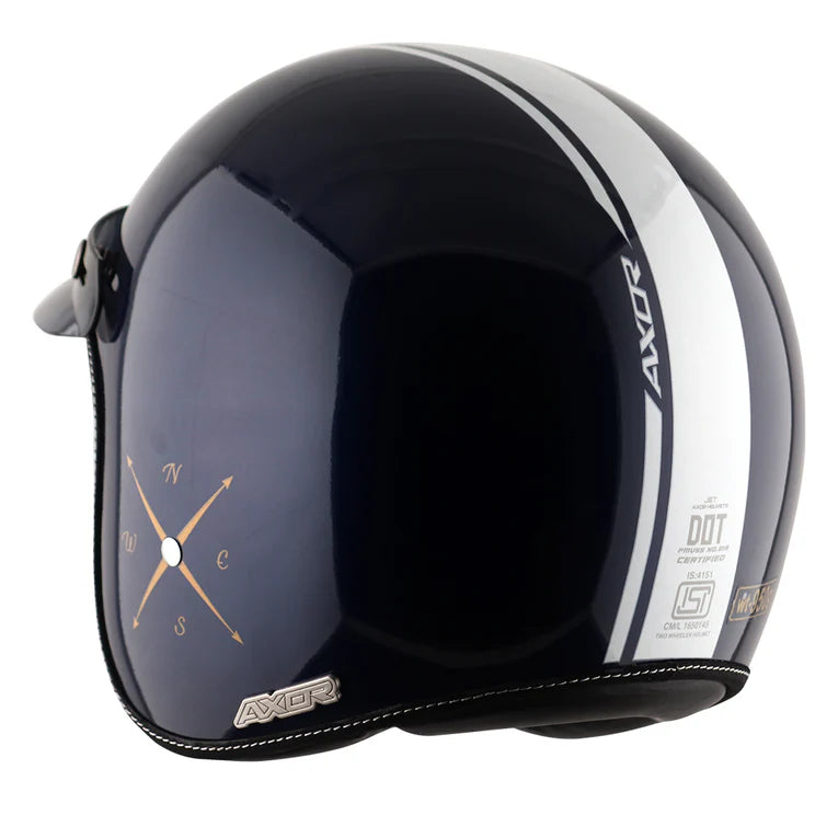 Axor Retro Jet Euro Globe Helmet - Royal Blue
