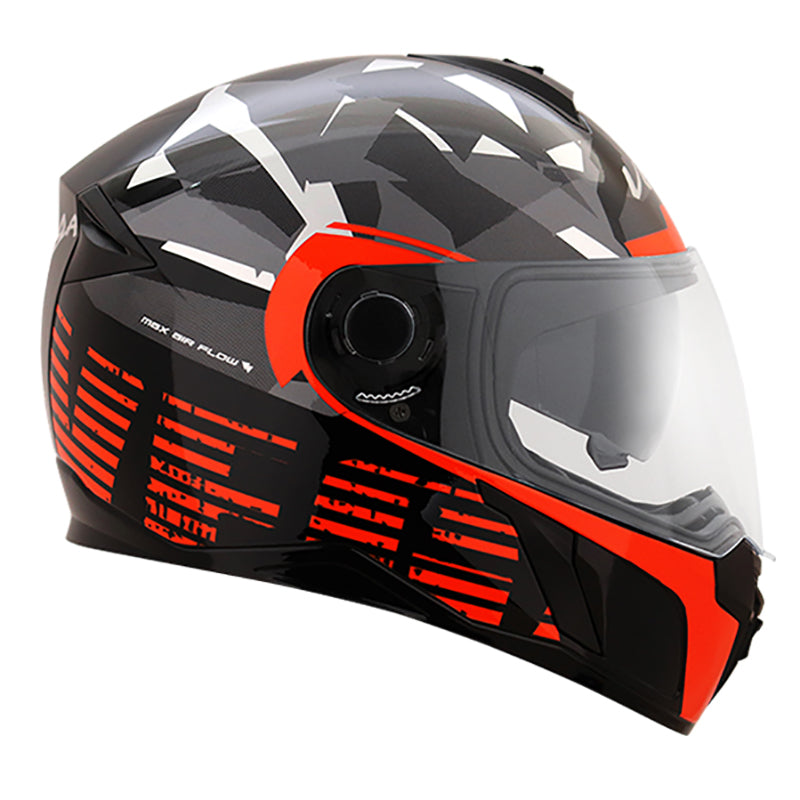 Vega Ryker DV Camo Helmet - Black Orange