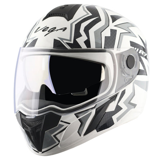 Vega Ryker DV Elite Helmet - White grey