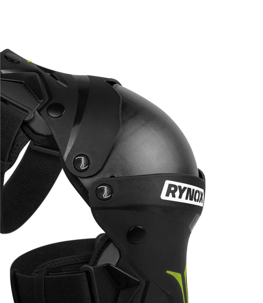 RYNOX BASTION BIONIC KNEE GUARDS - HI VIZ GREEN