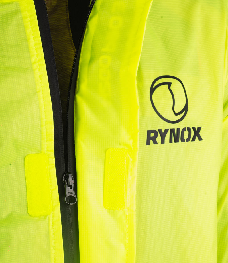 RYNOX H2GO PRO 3 RAIN JACKET - Hi-Viz Green