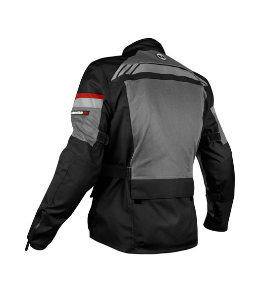 RYNOX STEALTH AIR PRO JACKET - Black Grey Red