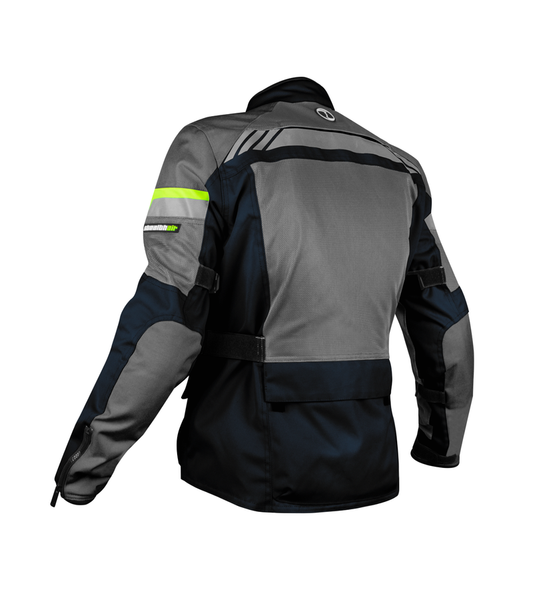 RYNOX STEALTH AIR JACKET - Blue Hi-Viz Green